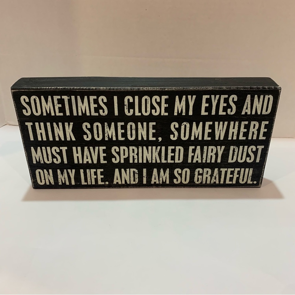 Primitives by Kathy sign black and white romantic quote for a wedding, birthday